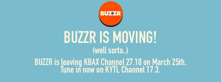 BUZZR is moving